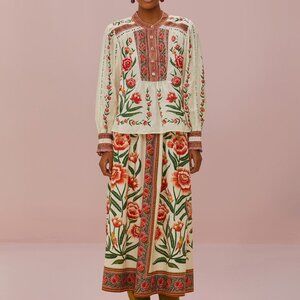 Off-White Ainika Delicate Midi Skirt